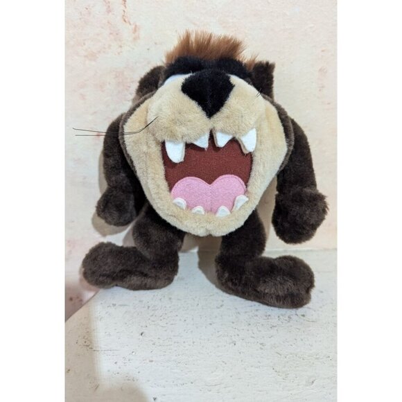 Vintage 1996 Looney Tunes Tazmanian Devil Plush Toy ACE Play by Play  10" - Picture 1 of 7